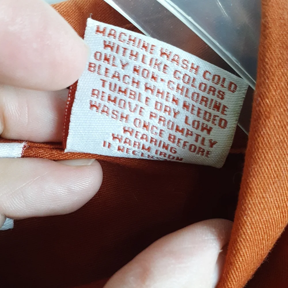 University Co-Op Campus Wear Texas Longhorns Shirt 100% Cotton Burnt Orange M_8